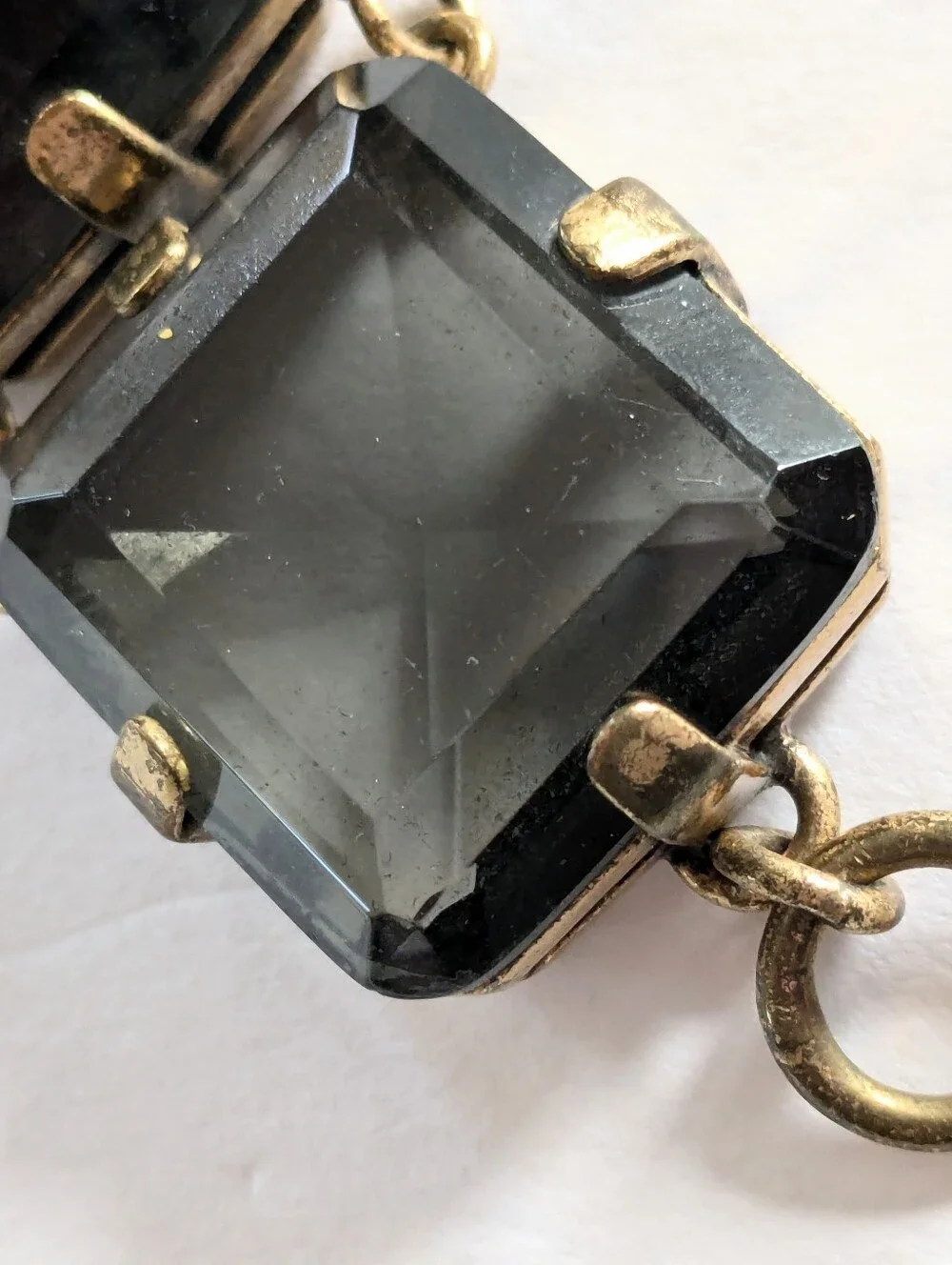 J. Crew Smoky Topaz Chunky Bracelet EC1847